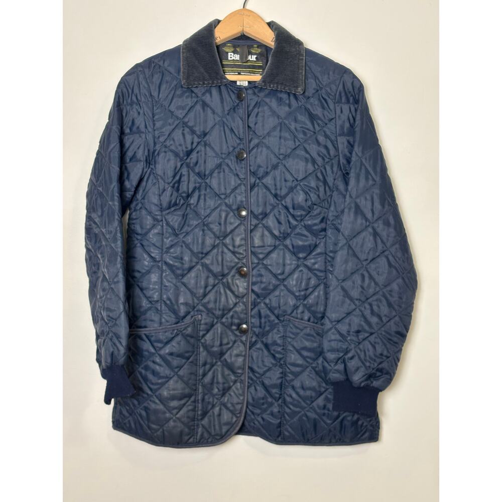 Barbour Dark Blue Quilted Jacket